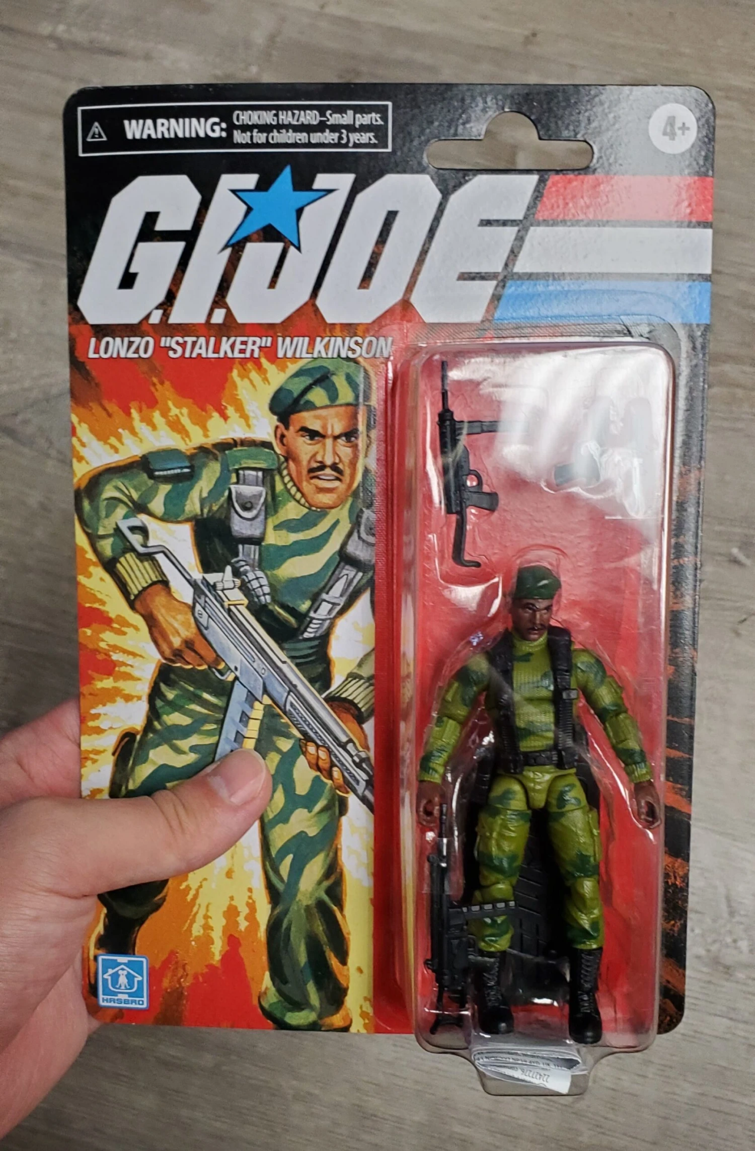 Hasbro Retro G.I. Joe Lonzo Stalker Wilkinson Walmart Exclusive Action Figure