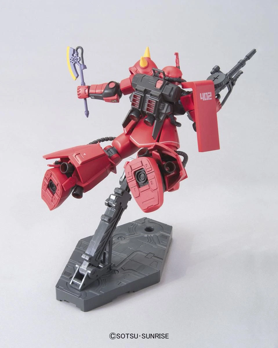 Bandai Gundam 1/144 HGUC #166 MSV MS-06R-2 Johnny Ridden Zaku II Model Kit - Image 3