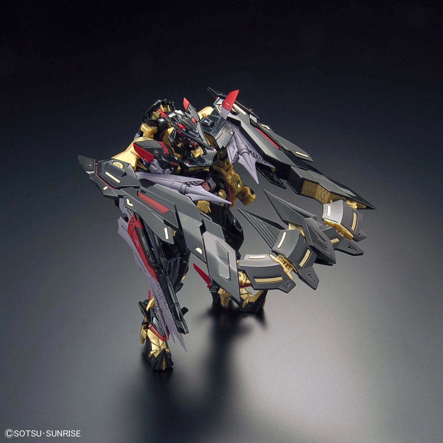 Bandai Gundam 1/144 RG #24 Seed Astray MBF-P01-Re2AMATU Gundam Astray Gold Frame Amatsu Mina Model Kit - Image 2