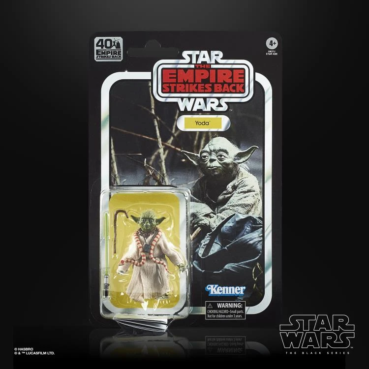 Hasbro Star Wars Black Series 40th Anniversary Empire Strikes Back Yoda 6 Inch Action Figure - Image 3