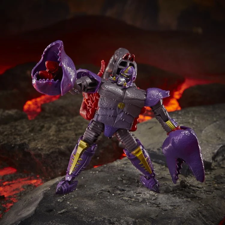 Hasbro Transformers Generations War For Cybertron: Kingdom Deluxe Predacon Scorponok Action Figure WFC-K23 - Image 2