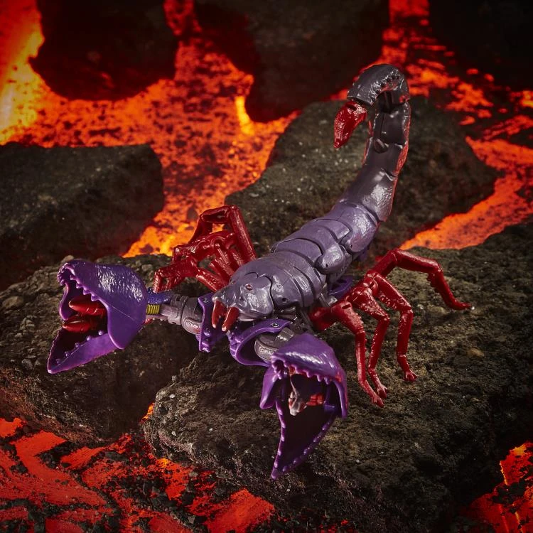 Hasbro Transformers Generations War For Cybertron: Kingdom Deluxe Predacon Scorponok Action Figure WFC-K23 - Image 5
