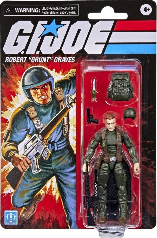 Hasbro Retro G.I. Joe Robert Grunt Graves Walmart Exclusive Action Figure - Image 3
