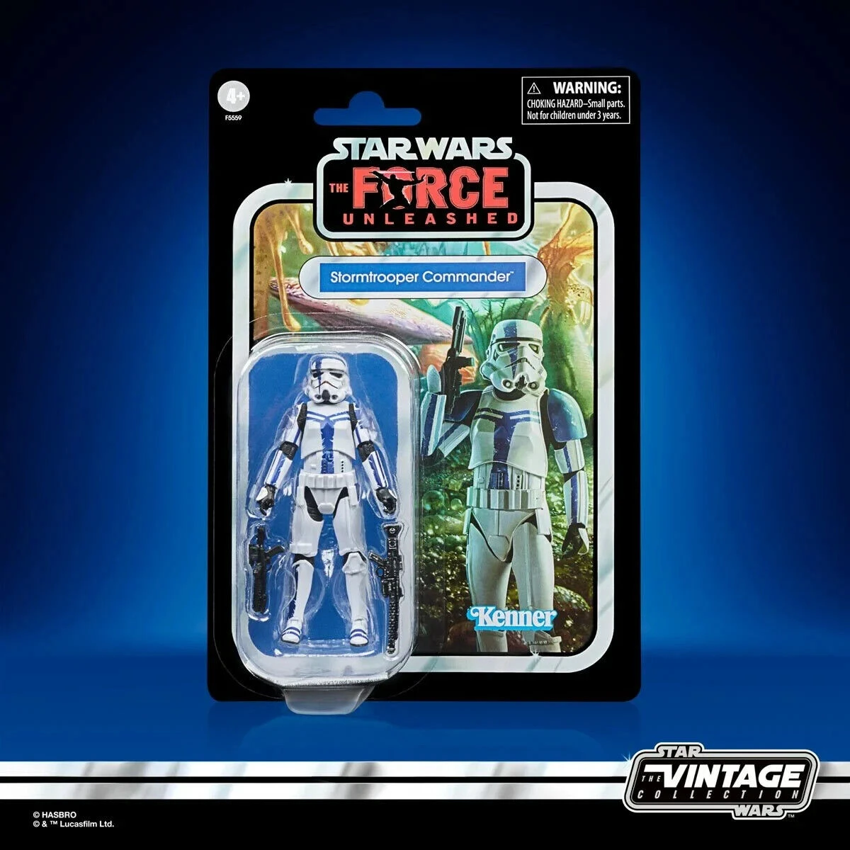 Hasbro Star Wars Vintage Collection The Force Unleashed Stormtrooper Commander 3.75" Action Figure - Image 3