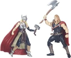 Hasbro Marvel Legends Defenders Of Asgard Odinson Mighty Thor 3.75 Inch Comic Book 2 Pack