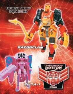 Hasbro Transformers Botcon 2009 Exclusive Razorclaw & Elita One