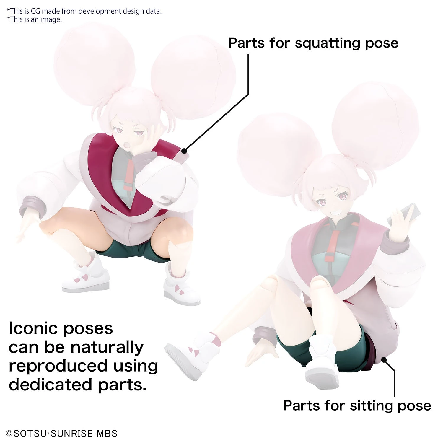 Bandai Figure-rise Standard Gundam The Witch From Mercury ChuChu (Chuatury Panlunch) Model Kit - Image 5